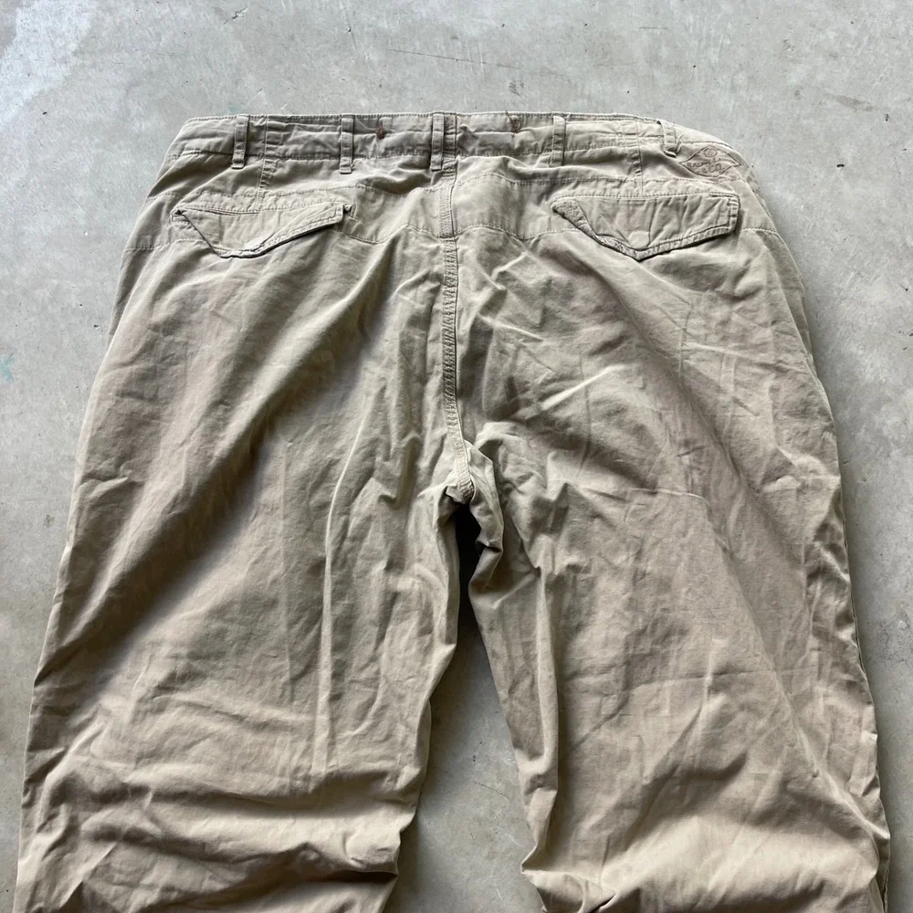 Polo Ralph Lauren Surplus Fit Cargo Pants Mens 40x31 Khaki Vintage Distressed